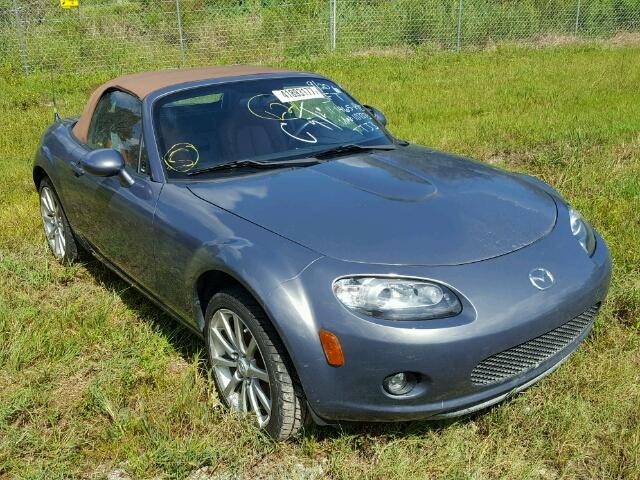 JM1NC25F460107373 - 2006 MAZDA MX-5 MIATA CHARCOAL photo 1