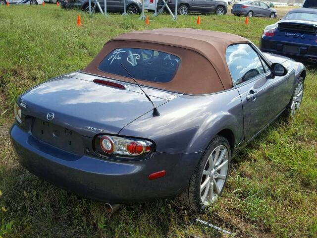 JM1NC25F460107373 - 2006 MAZDA MX-5 MIATA CHARCOAL photo 4