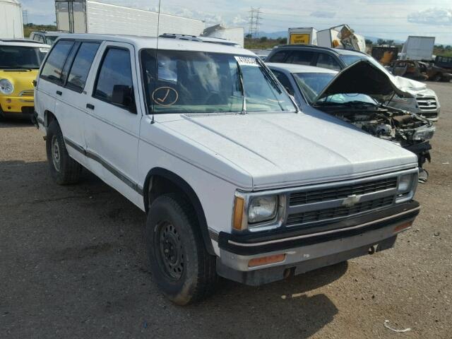 1GNDT13Z5M2255124 - 1991 CHEVROLET BLAZER S10 WHITE photo 1