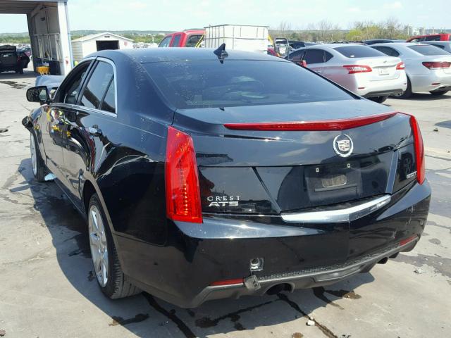 1G6AA5RX4E0109229 - 2014 CADILLAC ATS BLACK photo 3