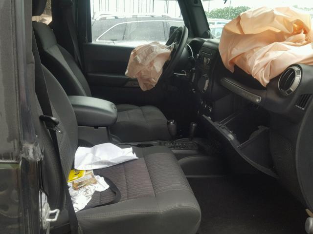 1J4AA2D12BL578662 - 2011 JEEP WRANGLER S GREEN photo 5