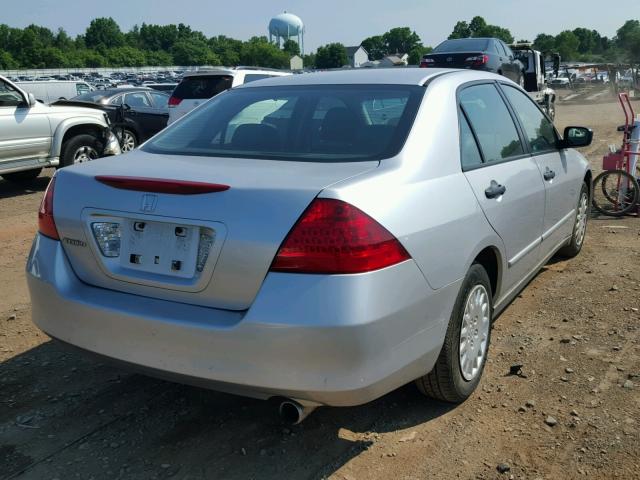 1HGCM56107A146581 - 2007 HONDA ACCORD VAL SILVER photo 4