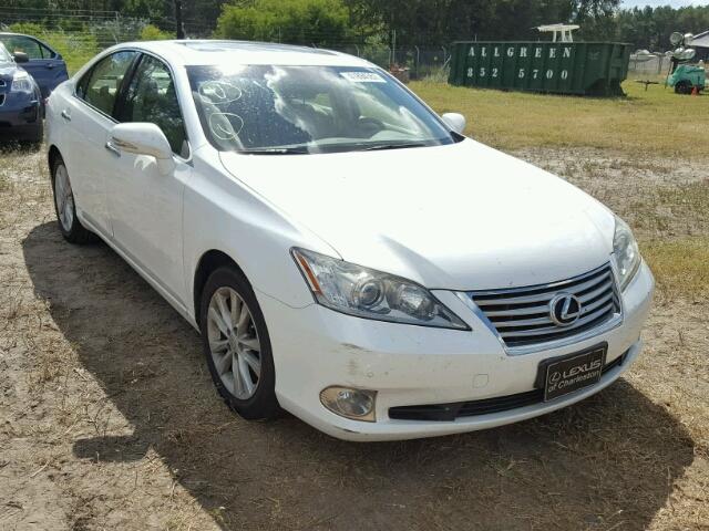 JTHBK1EG9A2346230 - 2010 LEXUS ES WHITE photo 1