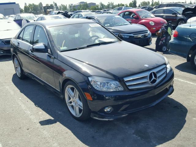 WDDGF56X89F217794 - 2009 MERCEDES-BENZ C 350 BLACK photo 1