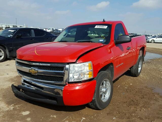 1GCEC14X19Z191382 - 2009 CHEVROLET SILVERADO RED photo 2