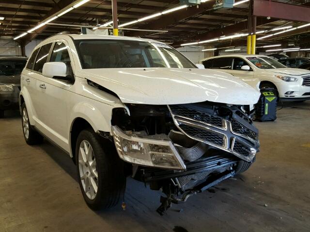 3C4PDDDG3ET241384 - 2014 DODGE JOURNEY WHITE photo 1