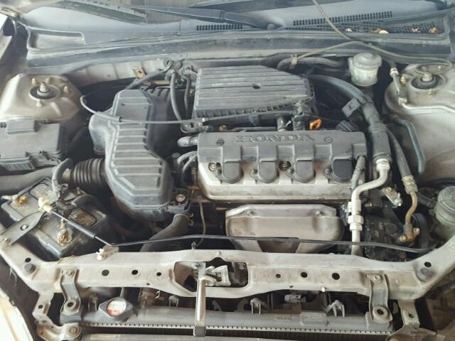 2HGES16315H585084 - 2005 HONDA CIVIC SILVER photo 7