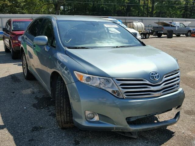 4T3ZA3BB6AU022067 - 2010 TOYOTA VENZA BASE GREEN photo 1