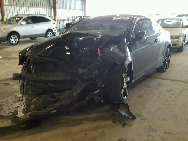 1HGCS1B35CA002234 - 2012 HONDA ACCORD LX BLACK photo 2