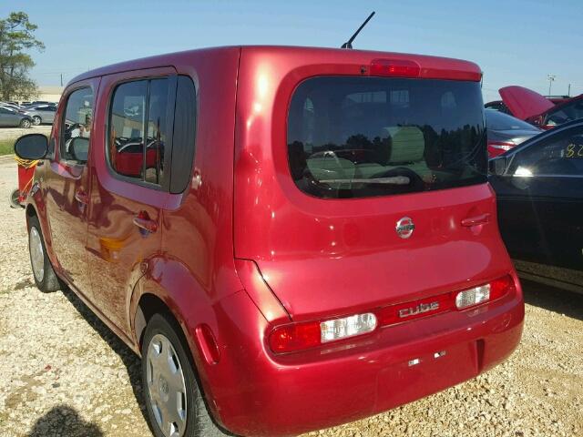 JN8AZ2KR6AT170966 - 2010 NISSAN CUBE BASE RED photo 3