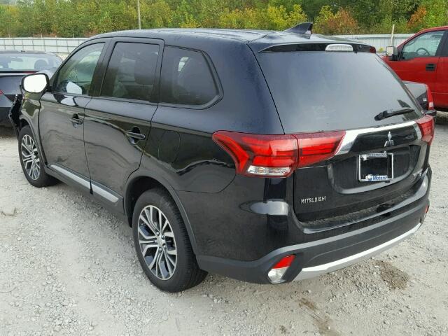 JA4AZ3A30HZ049902 - 2017 MITSUBISHI OUTLANDER BLACK photo 3