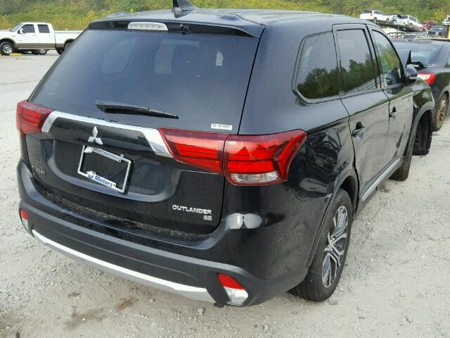 JA4AZ3A30HZ049902 - 2017 MITSUBISHI OUTLANDER BLACK photo 4