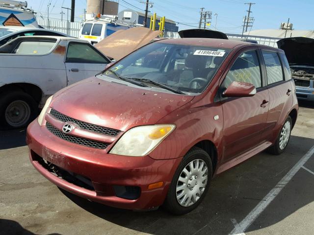 JTKKT624X60133577 - 2006 TOYOTA SCION XA BURGUNDY photo 2