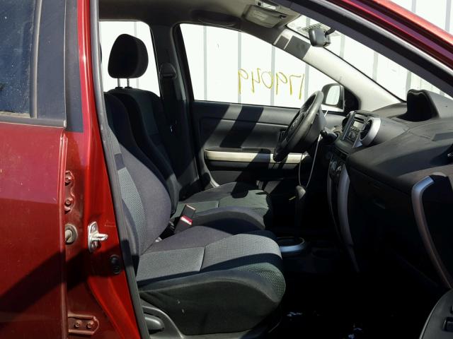 JTKKT624X60133577 - 2006 TOYOTA SCION XA BURGUNDY photo 5