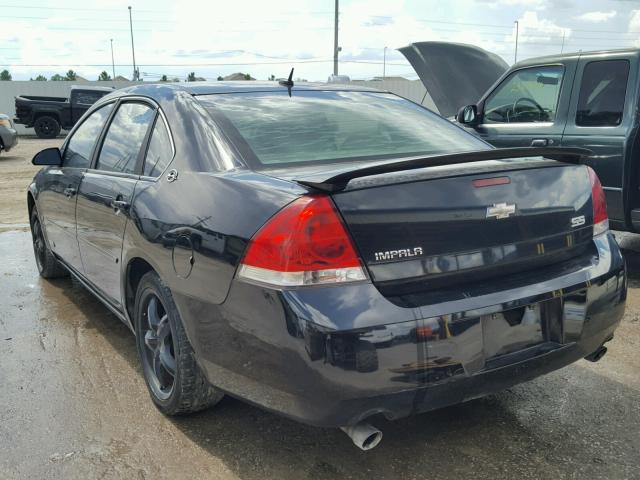 2G1WD58C369137774 - 2006 CHEVROLET IMPALA SUP 黑色 照片 3