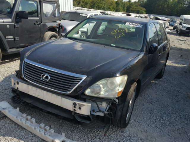 JTHBN36FX65038739 - 2006 LEXUS LS 430 BLACK photo 2