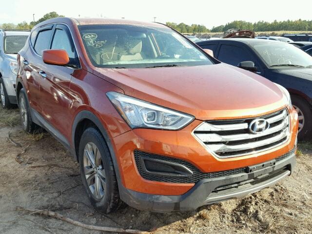 5XYZT3LB7EG146653 - 2014 HYUNDAI SANTA FE S ORANGE photo 1