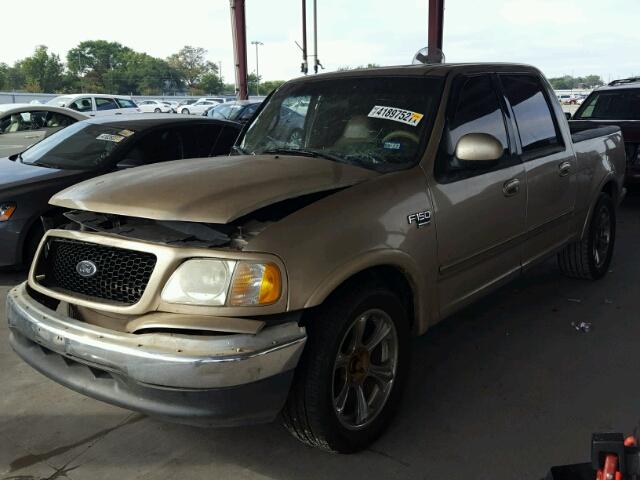 1FTRW07L51KD69772 - 2001 FORD F150 GOLD photo 2