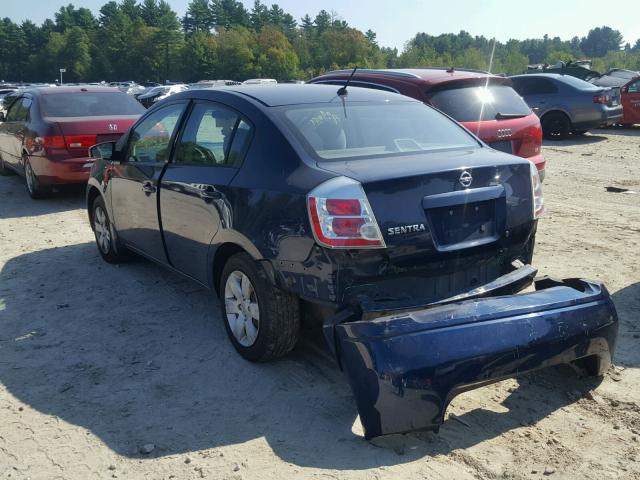 3N1AB61E88L684955 - 2008 NISSAN SENTRA BLUE photo 3