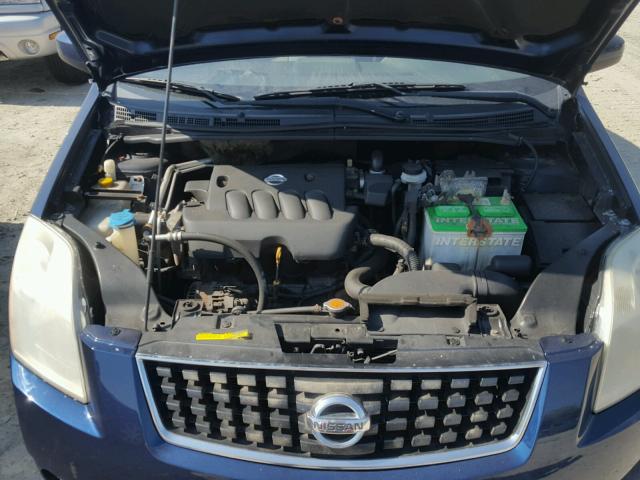 3N1AB61E88L684955 - 2008 NISSAN SENTRA BLUE photo 7