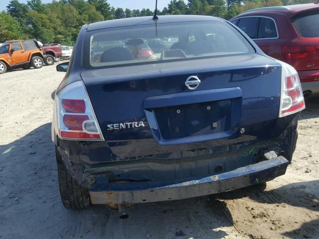 3N1AB61E88L684955 - 2008 NISSAN SENTRA BLUE photo 9