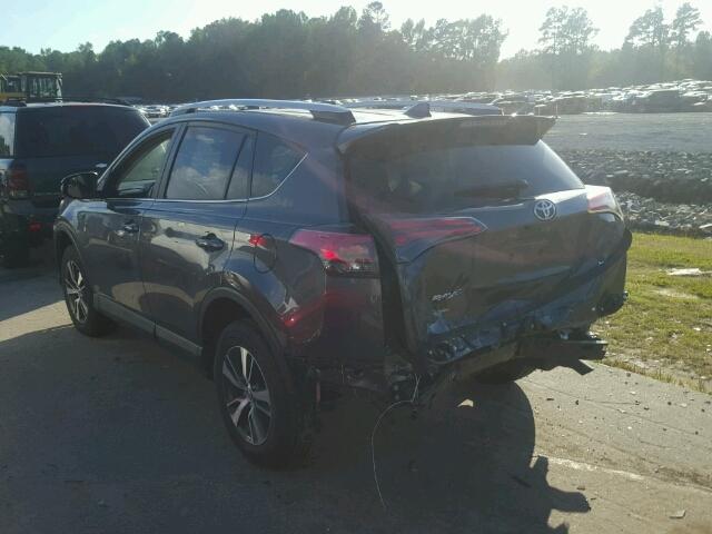 JTMWFREV2GJ095151 - 2016 TOYOTA RAV4 XLE BLACK photo 3