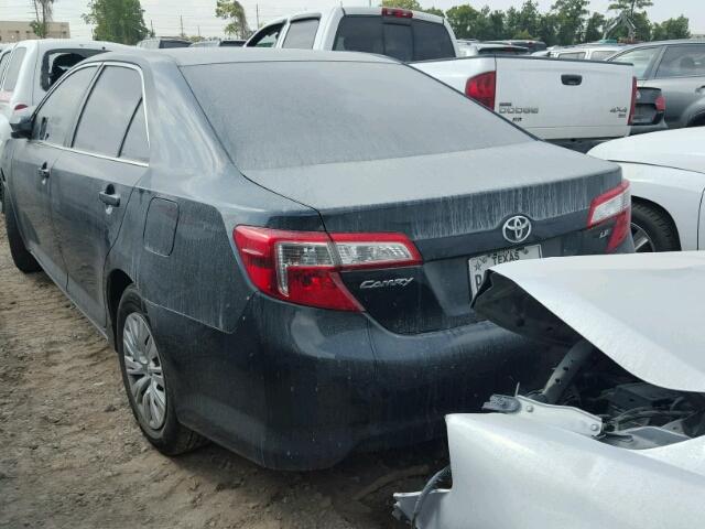 4T4BF1FK8DR279462 - 2013 TOYOTA CAMRY L BLACK photo 3