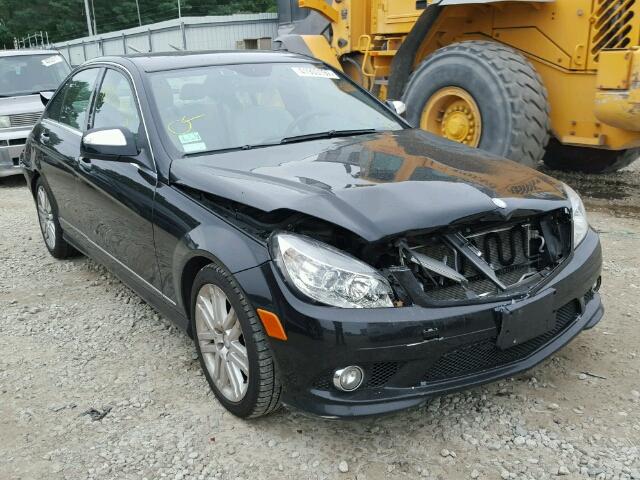 WDDGF81X59F214358 - 2009 MERCEDES-BENZ C BLACK photo 1