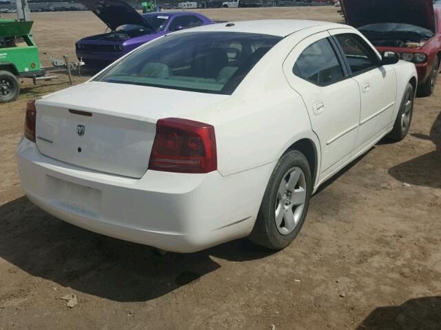 2B3KA43G87H718733 - 2007 DODGE CHARGER SE WHITE photo 4