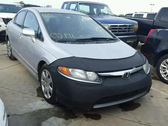 1HGFA15557L132893 - 2007 HONDA CIVIC SILVER photo 1