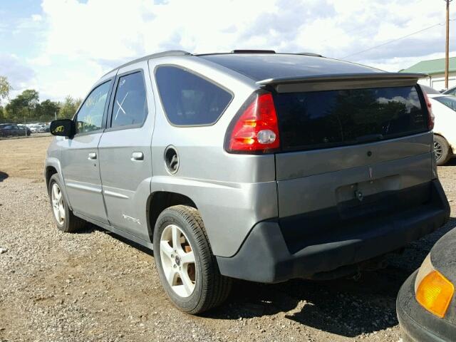 3G7DB03EX4S540052 - 2004 PONTIAC AZTEK SILVER photo 3