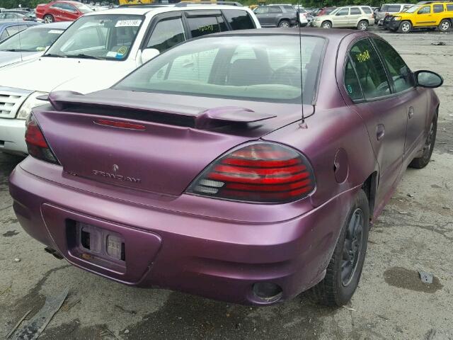 1G2NG52E44M522785 - 2004 PONTIAC GRAND AM S Bənövşəyi foto 4