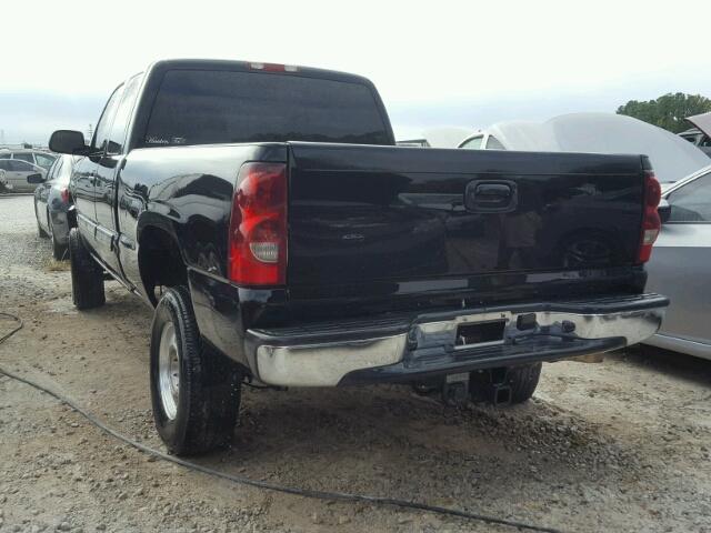 2GCEK19T631146110 - 2003 CHEVROLET SILVERADO BLACK photo 3