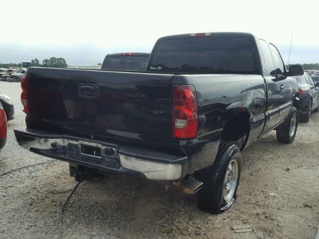 2GCEK19T631146110 - 2003 CHEVROLET SILVERADO BLACK photo 4