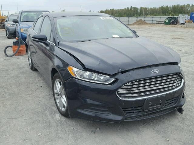 3FA6P0HD4ER126906 - 2014 FORD FUSION SE BLACK photo 1