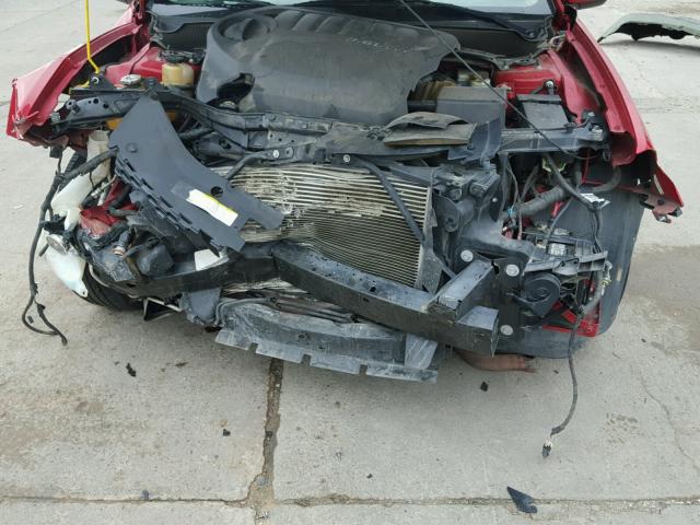 1B3BD2FG1BN573509 - 2011 DODGE AVENGER LU RED photo 7