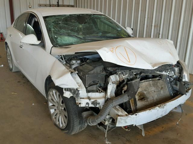 2G4GS5EV1D9180039 - 2013 BUICK REGAL PREM WHITE photo 1