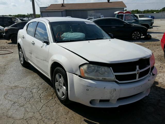 1B3LC46K58N126424 - 2008 DODGE AVENGER SE WHITE photo 1