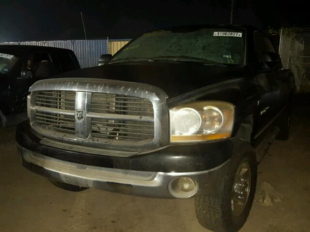 3D7KS29D76G207323 - 2006 DODGE RAM 2500 BLACK photo 2