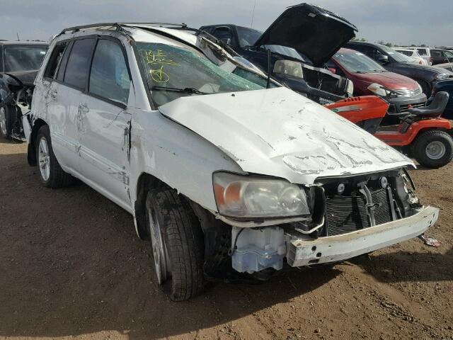 JTEDW21A360011761 - 2006 TOYOTA HIGHLANDER WHITE photo 1