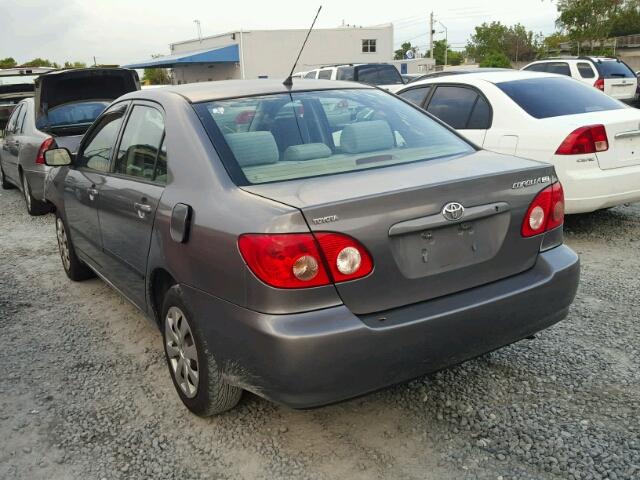 1NXBR32E37Z916100 - 2007 TOYOTA COROLLA GRAY photo 3