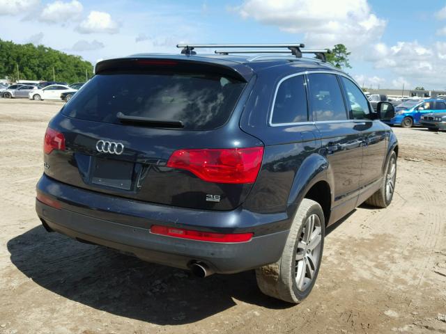 WA1BY74L18D003454 - 2008 AUDI Q7 3.6 QUA BLUE photo 4