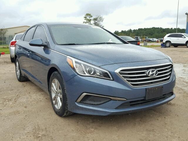 5NPE24AF2GH310285 - 2016 HYUNDAI SONATA BLUE photo 1