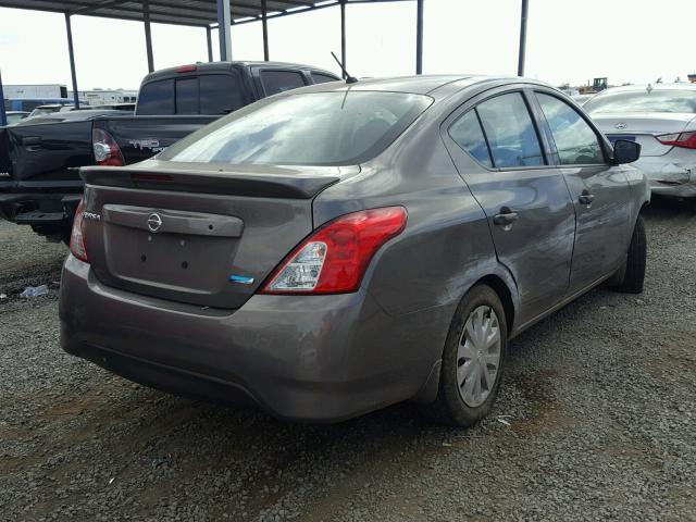 3N1CN7AP5GL863623 - 2016 NISSAN VERSA GRAY photo 4