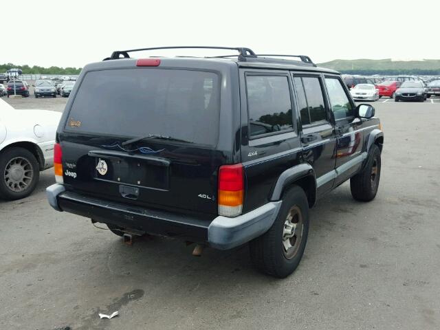 1J4FF68S5XL566868 - 1999 JEEP CHEROKEE S BLACK photo 4