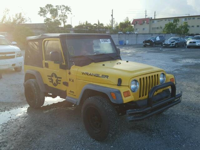 1J4FA39S94P783288 - 2004 JEEP WRANGLER YELLOW photo 1