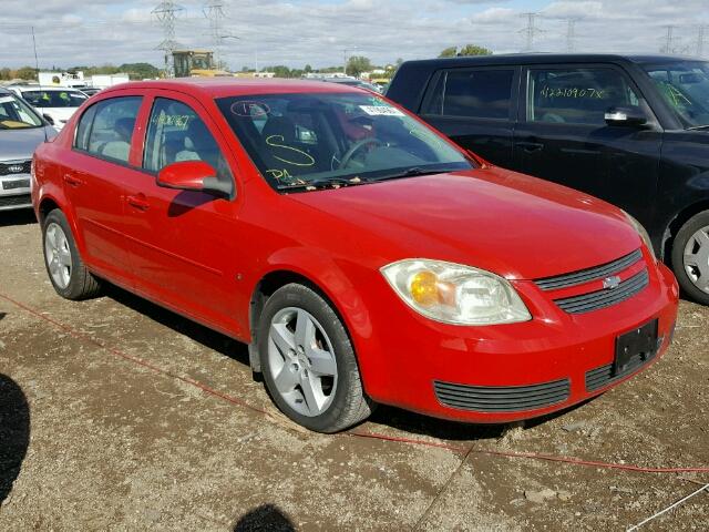 1G1AL55F077360577 - 2007 CHEVROLET COBALT RED photo 1