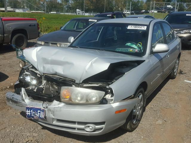 KMHDN46D06U222765 - 2006 HYUNDAI ELANTRA GL SILVER photo 2