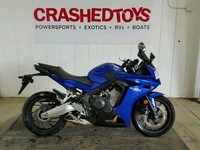 MLHRC7409F5100219 - 2015 HONDA CBR650 F BLUE photo 1