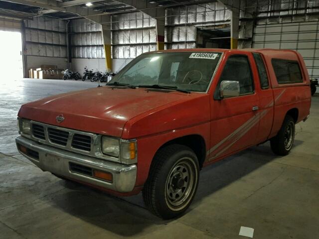 1N6SD16S0PC449776 - 1993 NISSAN TRUCK KING RED photo 2